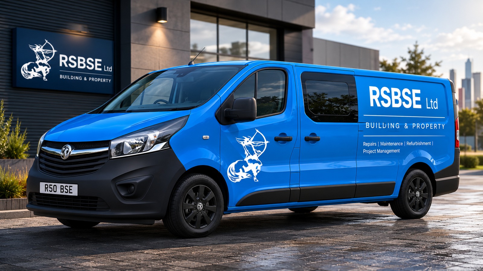RSBSE Building & Property service van